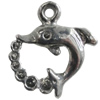 Pendant Setting Zinc Alloy Jewelry Findings Lead-free, Animal 22x21mm Hole:2.5mm, Sold by Bag