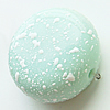 Painted(spray-paint) Acrylic Beads, Flat round, 22x11mm, Hole:Approx 2mm, Sold by Bag