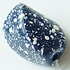 Painted (spray-paint ) Acrylic Beads, 18x25mm, Hole:Approx 2mm, Sold by Bag