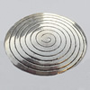 Pendants Zinc Alloy Jewelry Findings Lead-free, 48x39mm Hole:3mm, Sold by Bag