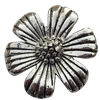 Pendants Zinc Alloy Jewelry Findings Lead-free, Flower 38x38mm Hole:3mm, Sold by Bag