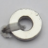 Spacer Zinc Alloy Jewelry Findings Lead-free, 6mm Hole:2mm, Sold by Bag