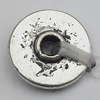 Spacer Zinc Alloy Jewelry Findings Lead-free, 10mm Hole:1.5mm, Sold by Bag