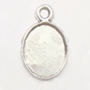 Zinc Alloy Cabochon Settings, 10x15mm, Sold by bag