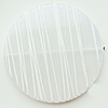 Drawbench Translucent Acrylic Beads, Flat round, 50x6mm, Hole:Approx 2mm, Sold by Bag