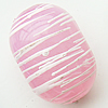 Drawbench Translucent Acrylic Beads, Drum, 28x19mm, Hole:Approx 4mm, Sold by Bag