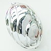 Painted Acrylic Beads, Lustrous, Oval, 20x14mm, Hole:About 2mm, Sold by Bag