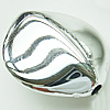 Painted Acrylic Beads, Lustrous, Oval, 24x28mm, Hole:About 2.5mm, Sold by Bag