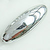 Painted Acrylic Beads, Lustrous, Horse Eye, 30x12mm, Hole:About 2mm, Sold by Bag