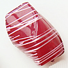Drawbench Translucent Acrylic Beads, Twist, 18x25mm, Hole: Approx 2mm, Sold by Bag