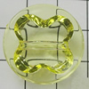 Transparent Acrylic Beads, Flat Round 24mm Hole:2mm, Sold by Bag 