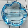 Transparent Acrylic Beads, Flat Round 24mm Hole:2mm, Sold by Bag 