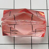 Transparent Acrylic Beads, Polyhedron 18x14mm Hole:1mm, Sold by Bag 