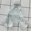 Transparent Acrylic Beads, Letter 27x17mm Hole:2mm, Sold by Bag 