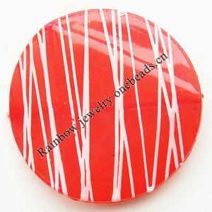 Drawbench Imitate Jade Acrylic Beads, 26x6mm, Hole:Approx 1mm, Sold by Bag