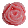 Resin Cabochons, NO Hole Headwear & Costume Accessory, Flower, About 24mm in diameter, Sold by Bag