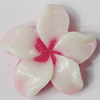 Resin Cabochons, NO Hole Headwear & Costume Accessory, Flower, About 18mm in diameter, Sold by Bag