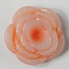 Resin Cabochons, NO Hole Headwear & Costume Accessory, Flower, About 16mm in diameter, Sold by Bag