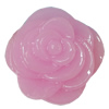 Resin Cabochons, NO Hole Headwear & Costume Accessory, Flower, About 28mm in diameter, Sold by Bag