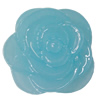 Resin Cabochons, NO Hole Headwear & Costume Accessory, Flower, About 28mm in diameter, Sold by Bag