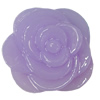 Resin Cabochons, NO Hole Headwear & Costume Accessory, Flower, About 28mm in diameter, Sold by Bag