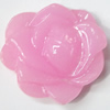 Resin Cabochons, NO Hole Headwear & Costume Accessory, Flower, About 25mm in diameter, Sold by Bag