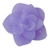 Resin Cabochons, NO Hole Headwear & Costume Accessory, Flower, About 28mm in diameter, Sold by Bag