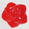 Resin Cabochons, NO Hole Headwear & Costume Accessory, Flower, About 28mm in diameter, Sold by Bag