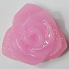 Resin Cabochons, NO Hole Headwear & Costume Accessory, Flower, About 26mm in diameter, Sold by Bag