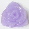 Resin Cabochons, NO Hole Headwear & Costume Accessory, Flower, About 26mm in diameter, Sold by Bag