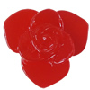 Resin Cabochons, NO Hole Headwear & Costume Accessory, Flower, About 27mm in diameter, Sold by Bag