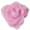 Resin Cabochons, NO Hole Headwear & Costume Accessory, Flower, About 25mm in diameter, Sold by Bag