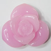 Resin Cabochons, NO Hole Headwear & Costume Accessory, Flower, About 42mm in diameter, Sold by Bag