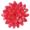 Resin Cabochons, NO Hole Headwear & Costume Accessory, Flower, About 43mm in diameter, Sold by Bag