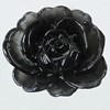 Resin Cabochons, NO Hole Headwear & Costume Accessory, Flower, About 42x38mm in diameter, Sold by Bag