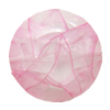 Crackle Acrylic Beads, Frosted Surface Effect, Flat round, 25x25x9mm ,Hole:Approx 2mm ,Sold by Bag