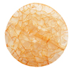 Crackle Acrylic Beads ,Frosted Surface Effect, Flat round, 35x7mm, Hole:Approx 1mm, Sold by Bag