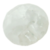 Crackle Acrylic Beads, Frosted Surface Effect, Flat Round, 17x8mm, Hole:Approx 2mm, Sold by Bag