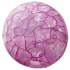 Crackle Acrylic Beads, Frosted Surface Effect, Flat oval, 29x24x12mm, Hole:Approx 2mm ,Sold by Bag