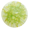 Crackle Acrylic Beads, Frosted Surface Effect, Flat round, 35x10mm ,Hole:Approx 2mm ,Sold by Bag