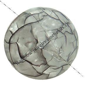 Crackle Acrylic Beads ,Frosted Surface Effect, Round, 18mm, Hole:Approx 2mm ,Sold by Bag