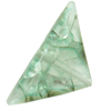 Crackle Acrylic Beads, Frosted Surface Effect ,Triangle, 29x15x5mm ,Hole:Approx 1mm ,Sold by Bag