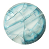 Crackle Acrylic Beads, Frosted Surface Effect, Flat round, 32x5mm, Hole:Approx 1mm, Sold by Bag