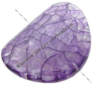 Crackle Acrylic Beads, Frosted Surface Effect, Twist, 36x10mm, Hole:Approx 1mm, Sold by Bag 