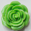 Resin Cabochons, NO Hole Headwear & Costume Accessory, Flower, About 22mm in diameter, Sold by Bag