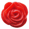 Resin Cabochons, NO Hole Headwear & Costume Accessory, Flower, About 23mm in diameter, Sold by Bag