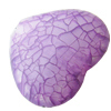 Crackle Acrylic Beads, Frosted Surface Effect ,Heart, 24x22x8mm ,Hole:Approx 2mm ,Sold by Bag