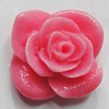 Resin Cabochons, NO Hole Headwear & Costume Accessory, Flower, About 19mm in diameter, Sold by Bag