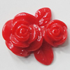 Resin Cabochons, NO Hole Headwear & Costume Accessory, Flower, About 22x20mm in diameter, Sold by Bag