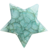 Crackle Acrylic Beads, Frosted Surface Effect ,Star ,38x6mm ,Hole:Approx 2mm, Sold by Bag